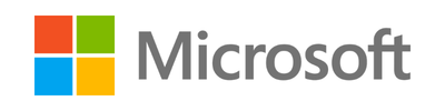 Het logo van Microsoft