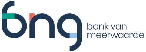 Het logo van BNG Bank