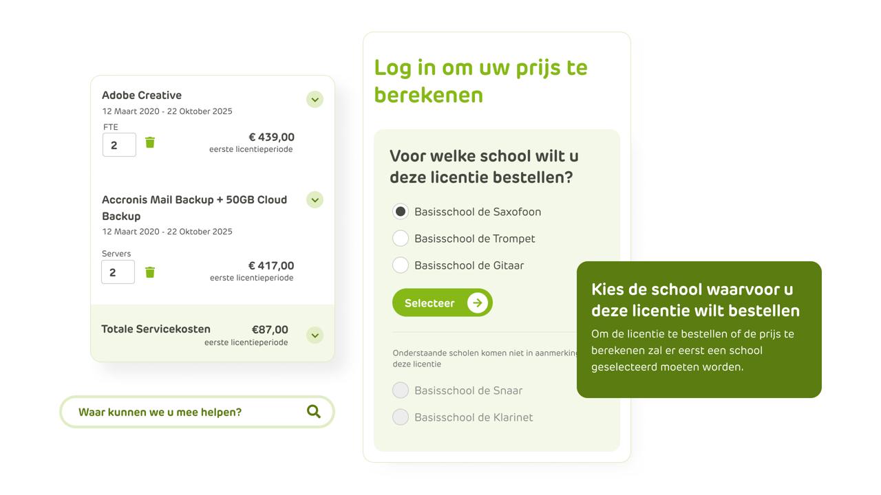 Twee widgets van APS IT-Diensten, gemaakt door Aviva Solutions. Deze widgets ondersteunen een complexe authenticatie methode voor maximale veiligheid.