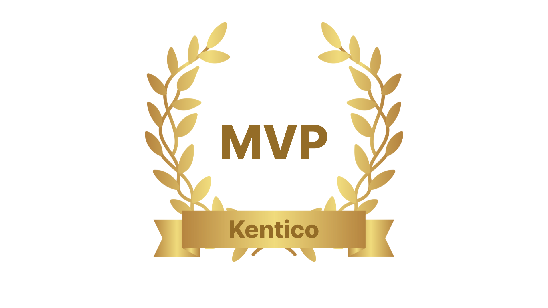 Eerste Kentico MVP graphic