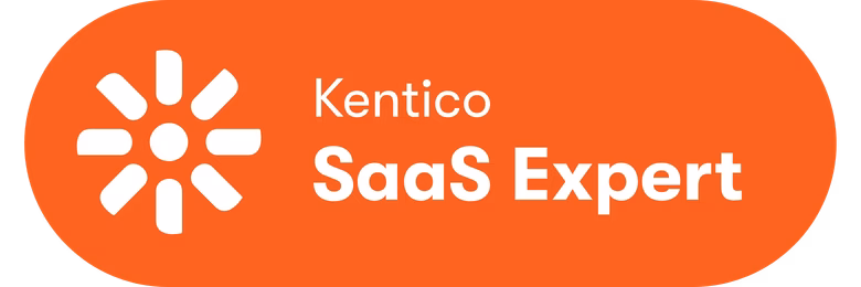 Kentico SaaS Expert Badge Kentico SaaS Expert Badge