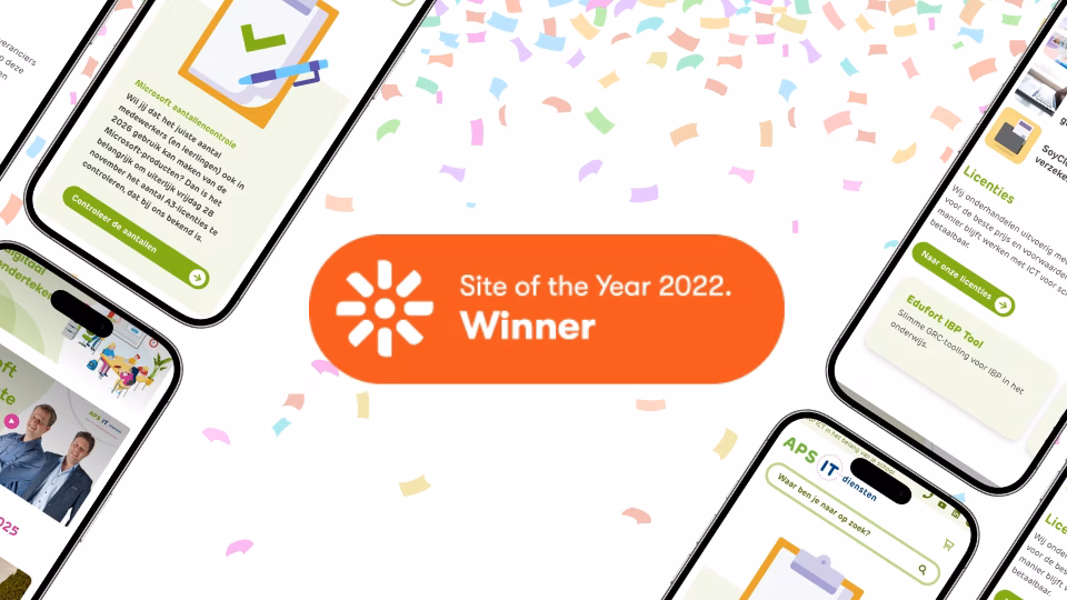 APS IT-Diensten wint Kentico Site of the Year 2022 in de categorie Education & Careers