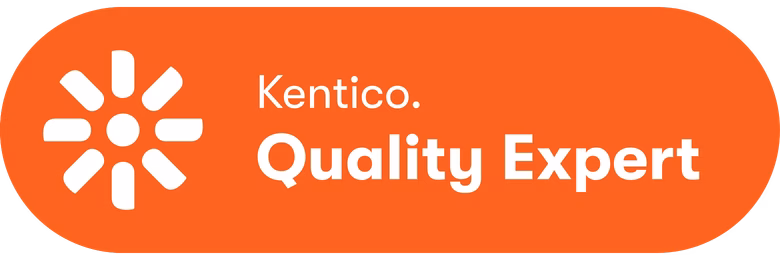 Kentico Quality Expert Badge Kentico Quality Expert Badge