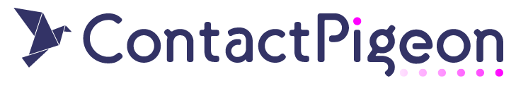Het logo van ContactPigeon