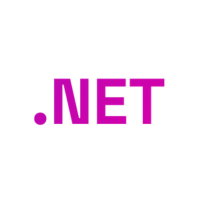 Het logo van DotNET.