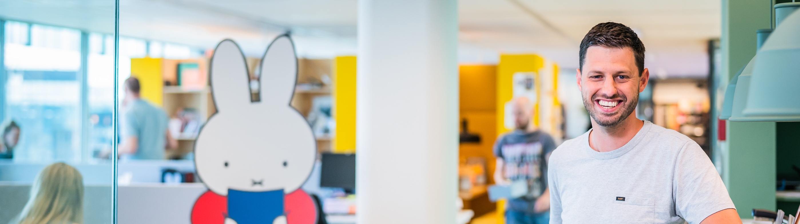 Jochem Siegel, manager IT-development team bij Bruna.