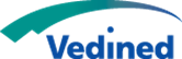 Het logo van het bedrijf Vedined.